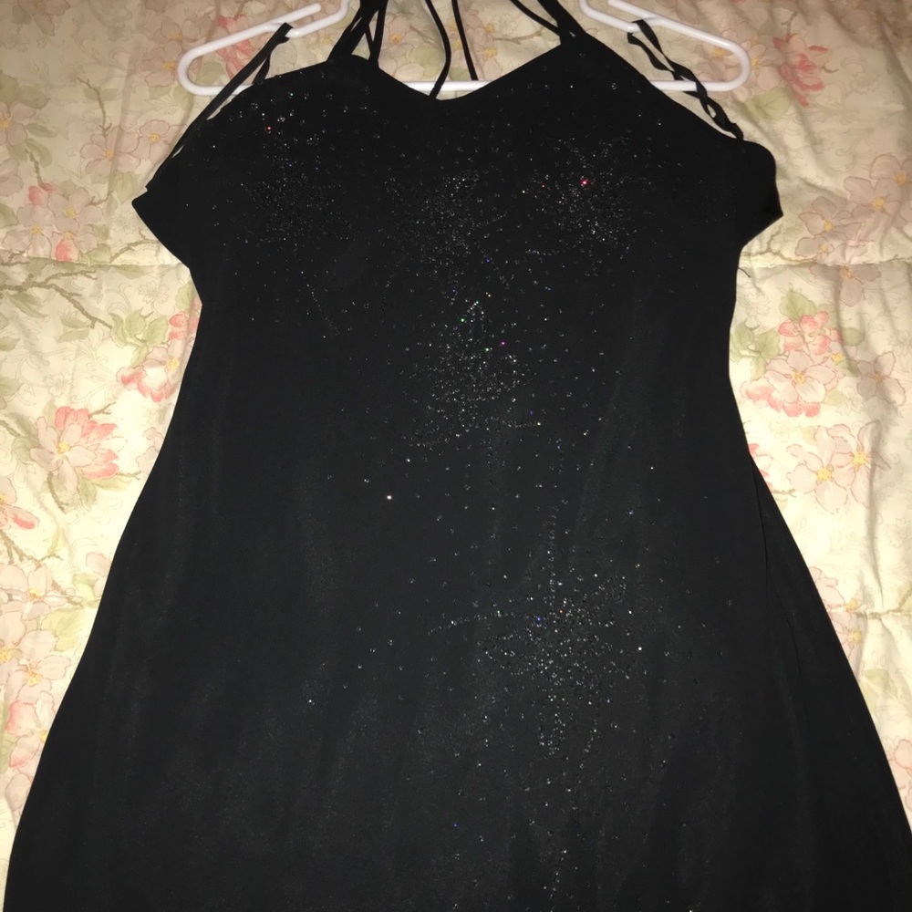 Long black dress